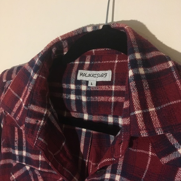 Red Plaid Flannel - Picture 2 of 5